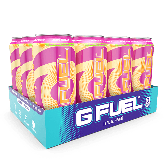 G FUEL| Rainbow Sherbet Cans RTD 12 Pack RTD-RS12