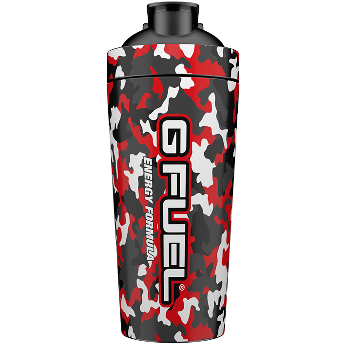 G FUEL| Red Camo Canteen Shaker Cup 