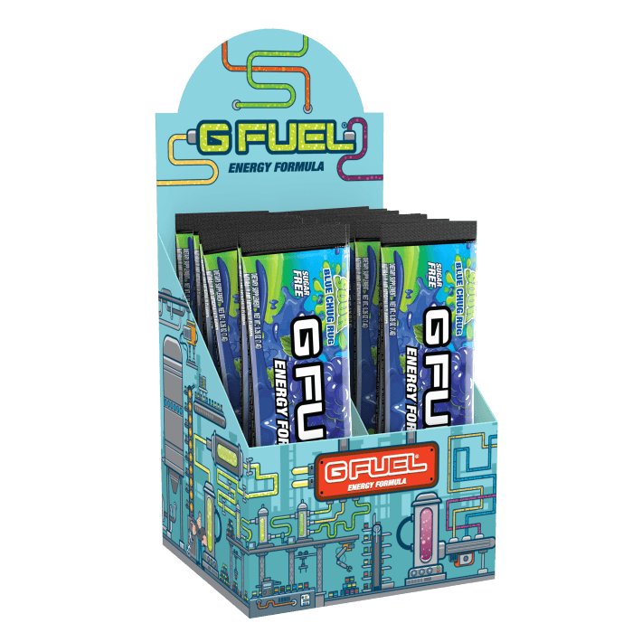 G FUEL| Sour Blue Chug Rug Box 