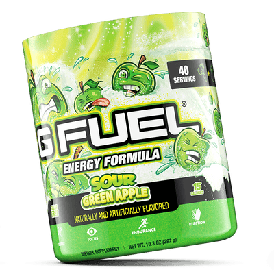 G FUEL| Sour Green Apple Remastered Tub 
