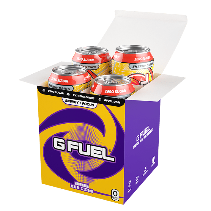 G FUEL| Sour Power Cans RTD 4 Pack HALF-RTD-KN4-YP