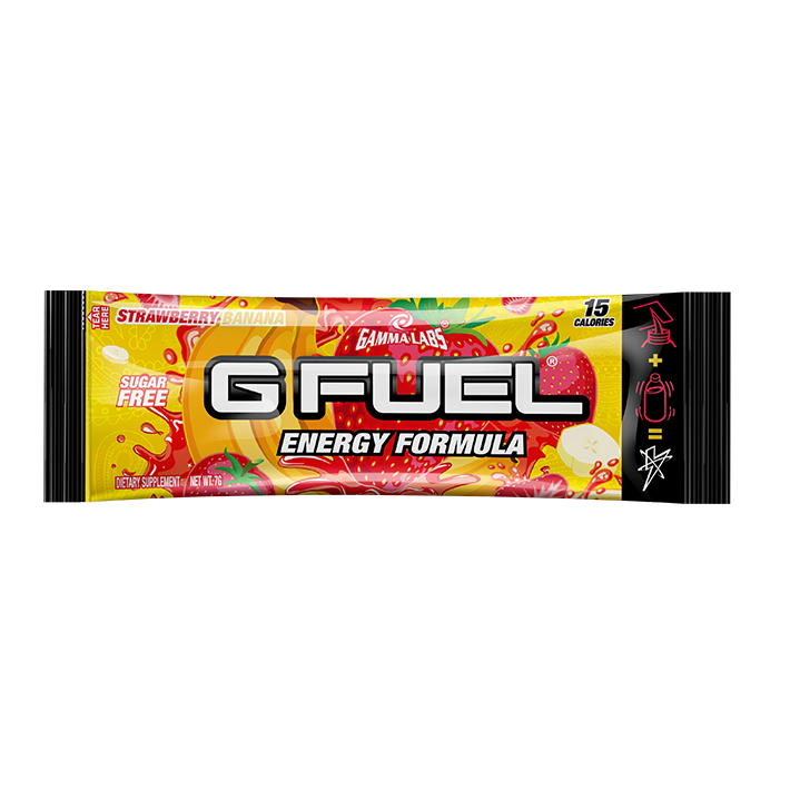 G FUEL| Single Energy Pack Pack Strawberry Banana GFUEL-PACK-STRAWBERRYBANANA