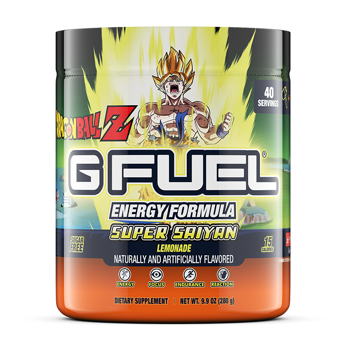 G FUEL x DBZ | Super Saiyan Energy Tub