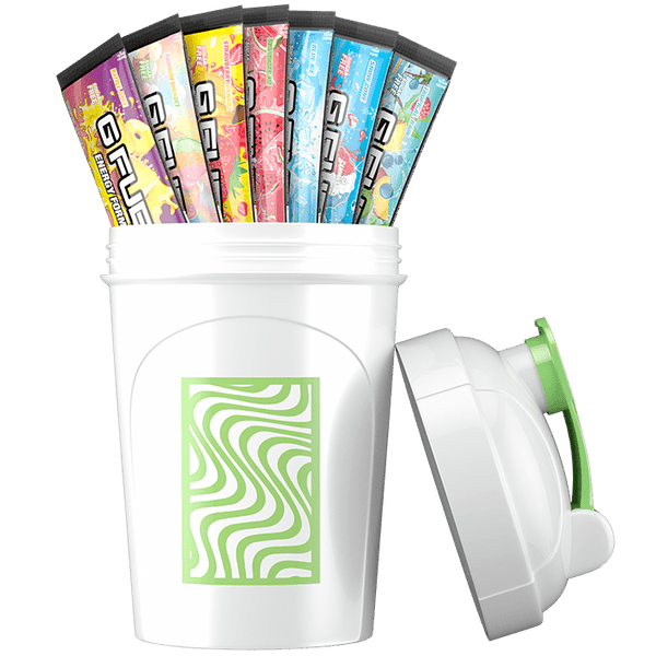 GFuel Starter Kit Review and Unboxing - GFuel Glow in the Dark Starter Kit  - Peach Iced Tea GFuel 