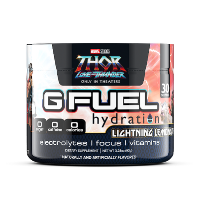 G FUEL| Thor's Lightning Lemonade (PRE-ORDER) Hydration Tub (Collectors Box) 