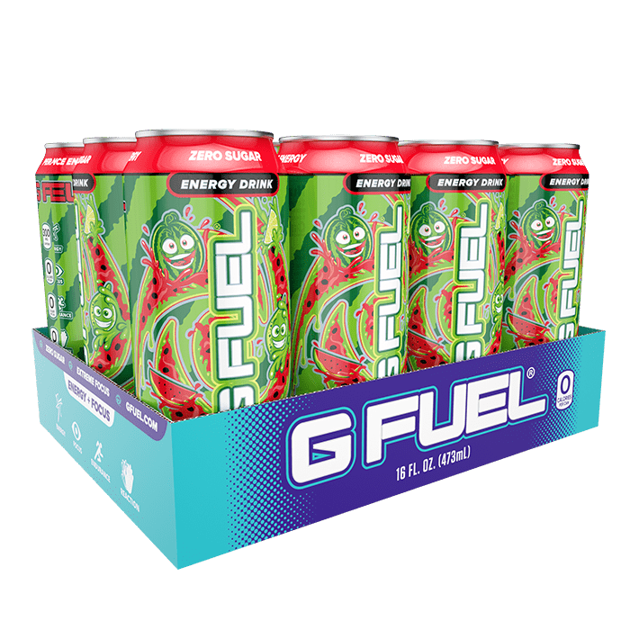 G FUEL| Watermelon Limeade Cans RTD 12 Pack RTD-WL12