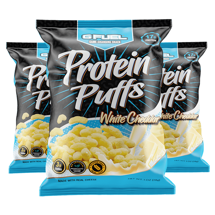 G FUEL| White Cheddar Protein Puffs 3 Pack SNK00001-MP3