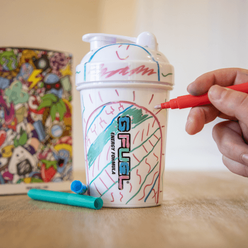 Get creative with G Fuel's Whiteboard shaker and its wet erase markers -  Stack3d