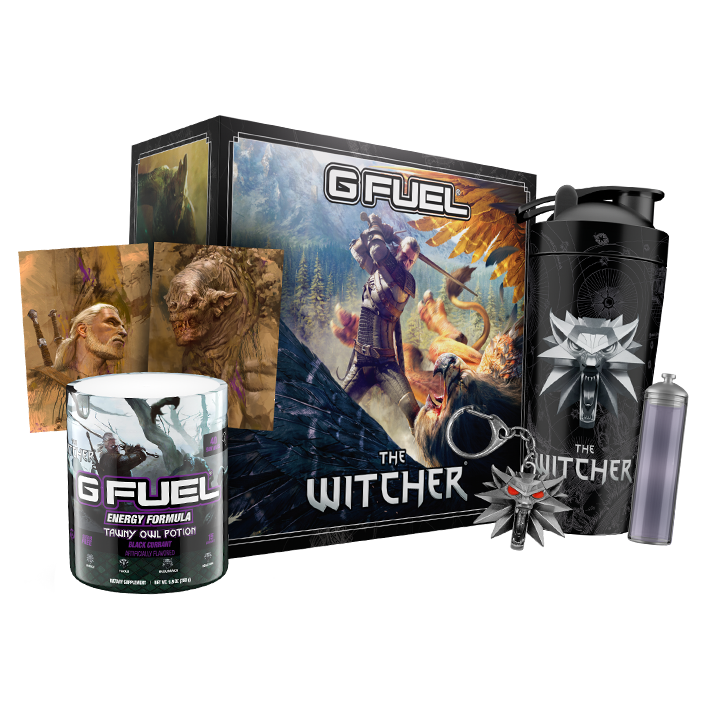 G FUEL| Witcher Tawny Owl Collector's Box Tub (Collectors Box) 