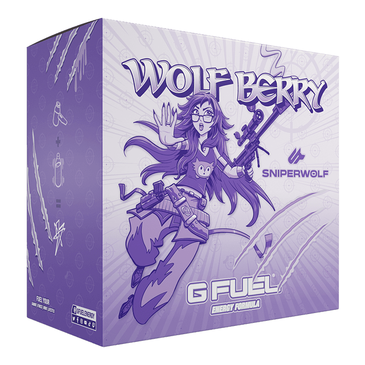 G FUEL| Wolf Berry Collector's Box Tub (Collectors Box) 