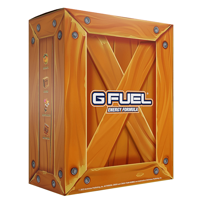 G FUEL| Wumpa Fruit Remastered Collector's Box Tub (Collectors Box) 