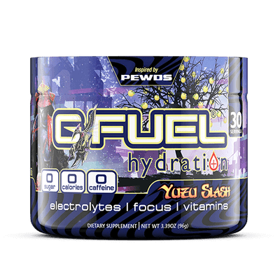 G FUEL| Yuzu Slash (Caffeine-Free) Hydration Tub 
