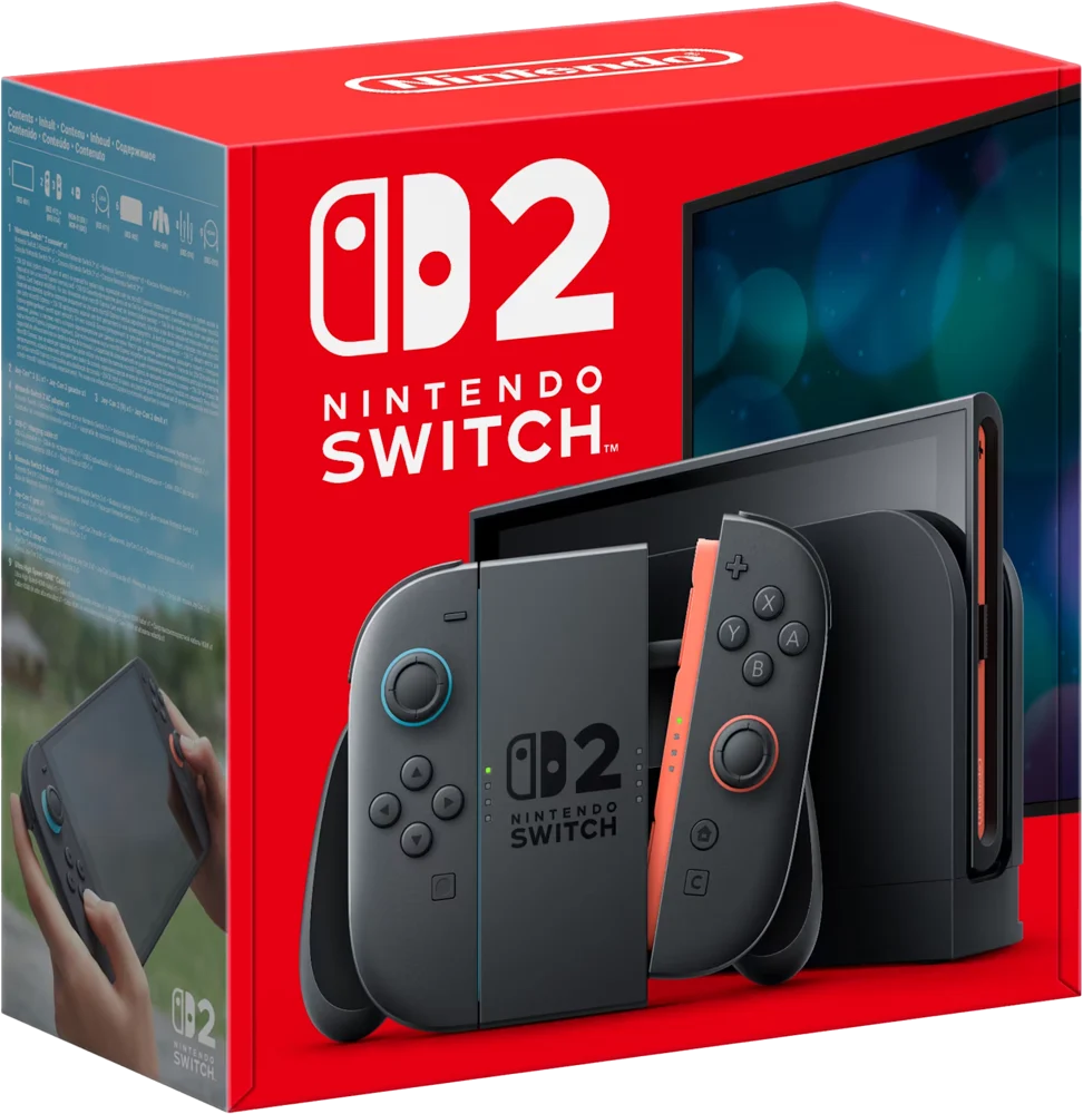 Nintendo Switch 2 in its retail box